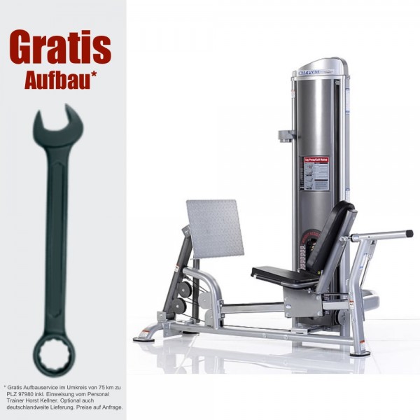 Beinpresse CG-7516 Gratis Aufbau - Waden und Oberschenkel