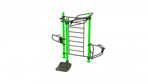 Outdoor Functional Six-User - Eigengewicht-Trainingsstation - Fitnesspark für draußen