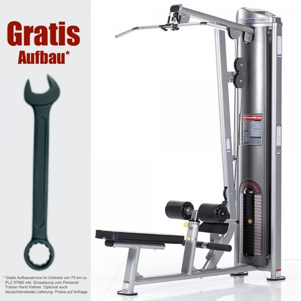 Dual Latzug und Ruderzug CG-7504 inkl. Gratis Aufbau - Fitness Station
