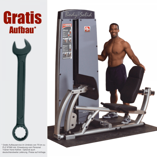 Pro Dual Beinpresse und Wadenmaschine DCLP-SF