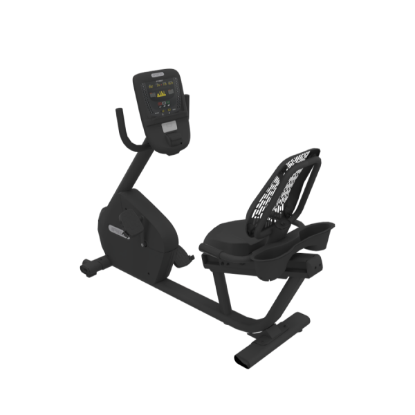RBK 835 Ergometer inkl. Aufbau. Studio Liegeergometer von Precor. Schwarz mit P31 Konsole