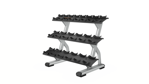 3-Tier-Kurzhantelständer für 10 Hantelpaare DBR0814